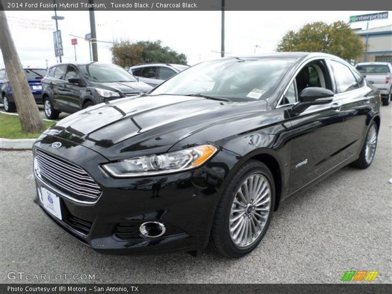 Tuxedo Black / Charcoal Black 2014 Ford Fusion Hybrid Titanium