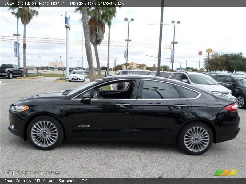  2014 Fusion Hybrid Titanium Tuxedo Black