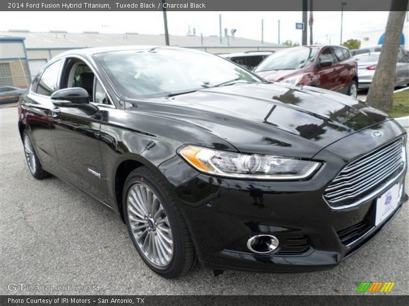 Tuxedo Black / Charcoal Black 2014 Ford Fusion Hybrid Titanium