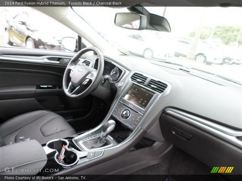 Tuxedo Black / Charcoal Black 2014 Ford Fusion Hybrid Titanium