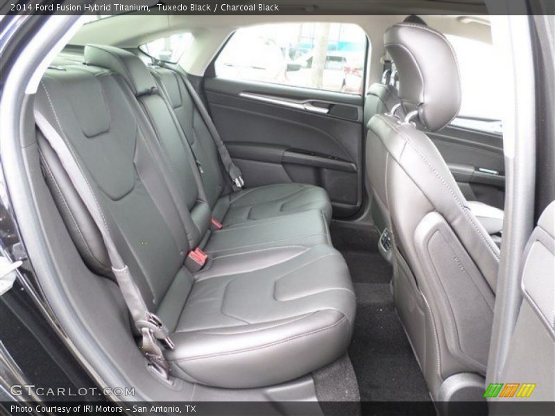 Rear Seat of 2014 Fusion Hybrid Titanium