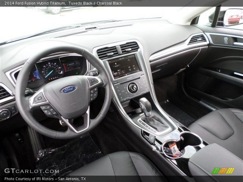 Charcoal Black Interior - 2014 Fusion Hybrid Titanium 