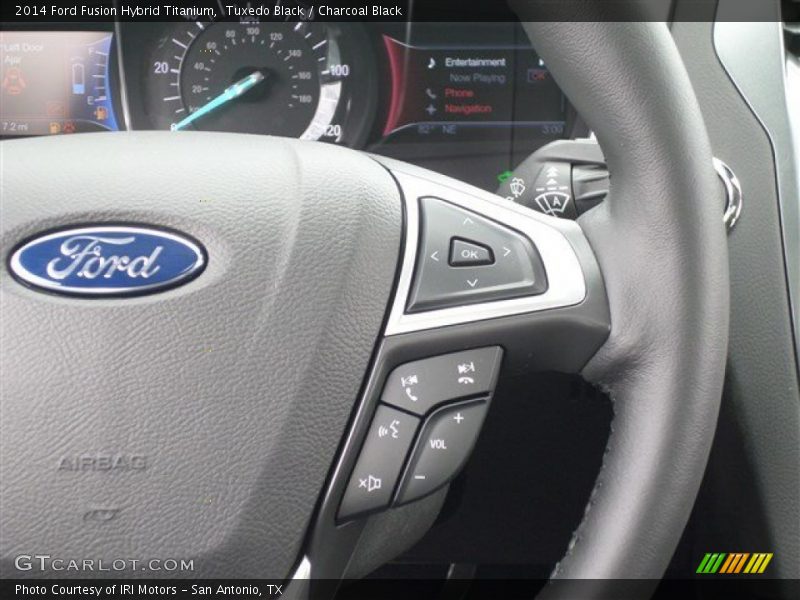Tuxedo Black / Charcoal Black 2014 Ford Fusion Hybrid Titanium