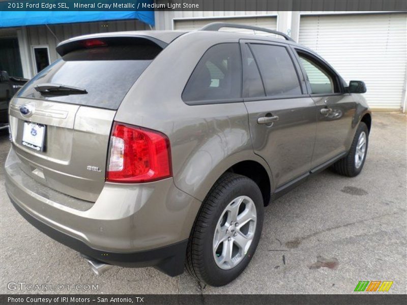 Mineral Gray Metallic / Medium Light Stone 2013 Ford Edge SEL