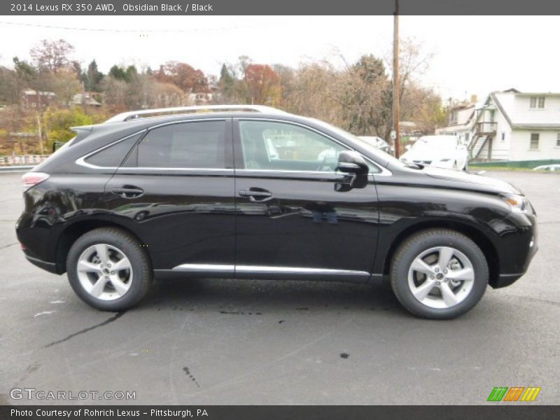 Obsidian Black / Black 2014 Lexus RX 350 AWD