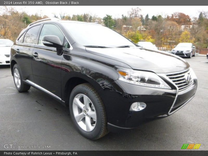 Obsidian Black / Black 2014 Lexus RX 350 AWD