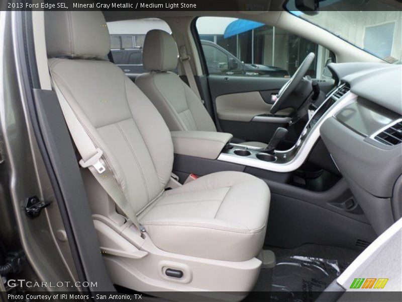 Mineral Gray Metallic / Medium Light Stone 2013 Ford Edge SEL