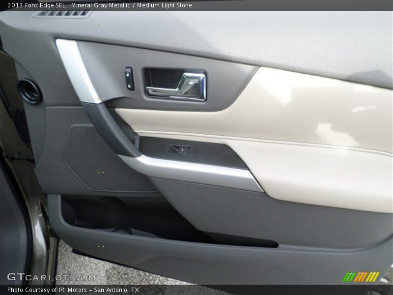 Mineral Gray Metallic / Medium Light Stone 2013 Ford Edge SEL