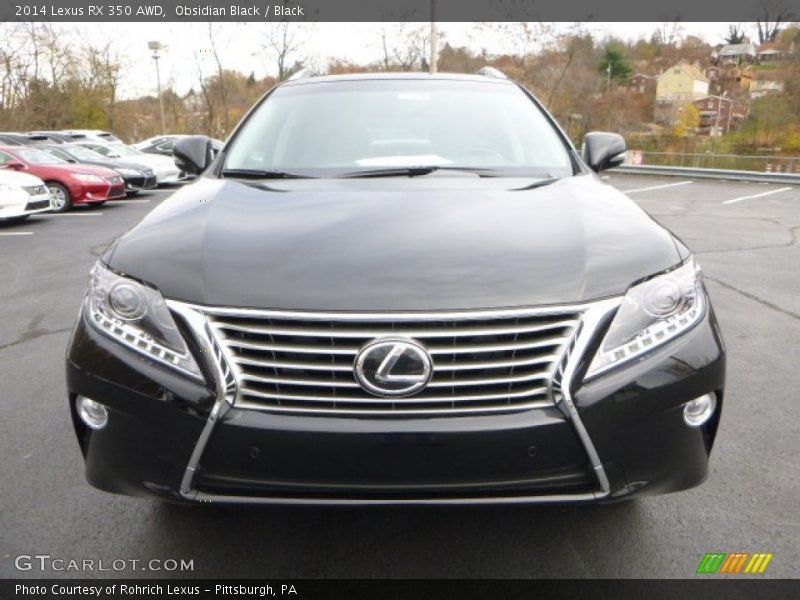 Obsidian Black / Black 2014 Lexus RX 350 AWD