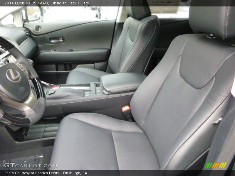 Obsidian Black / Black 2014 Lexus RX 350 AWD