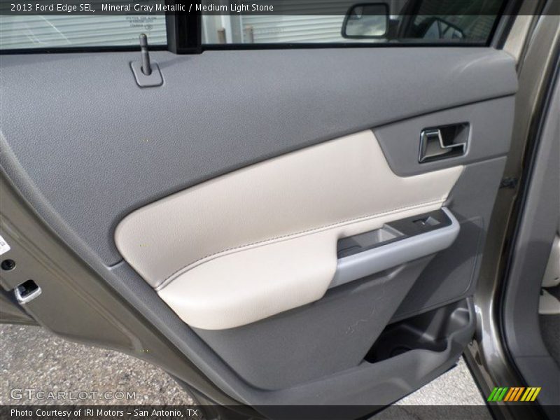 Mineral Gray Metallic / Medium Light Stone 2013 Ford Edge SEL