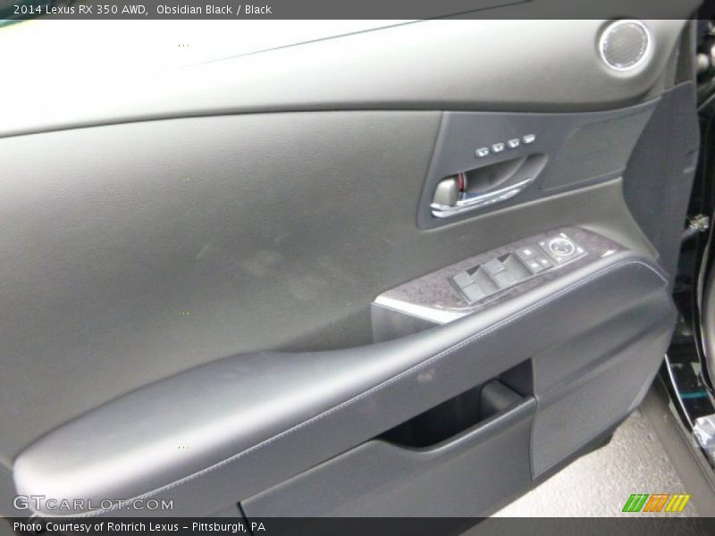 Obsidian Black / Black 2014 Lexus RX 350 AWD