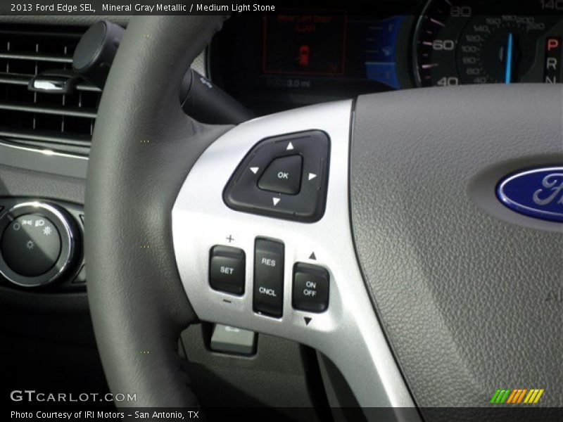 Mineral Gray Metallic / Medium Light Stone 2013 Ford Edge SEL