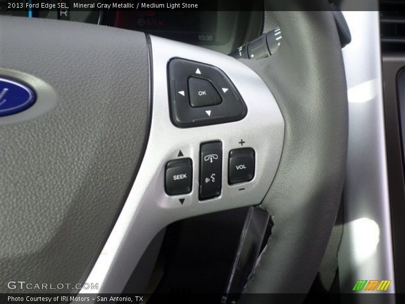 Mineral Gray Metallic / Medium Light Stone 2013 Ford Edge SEL