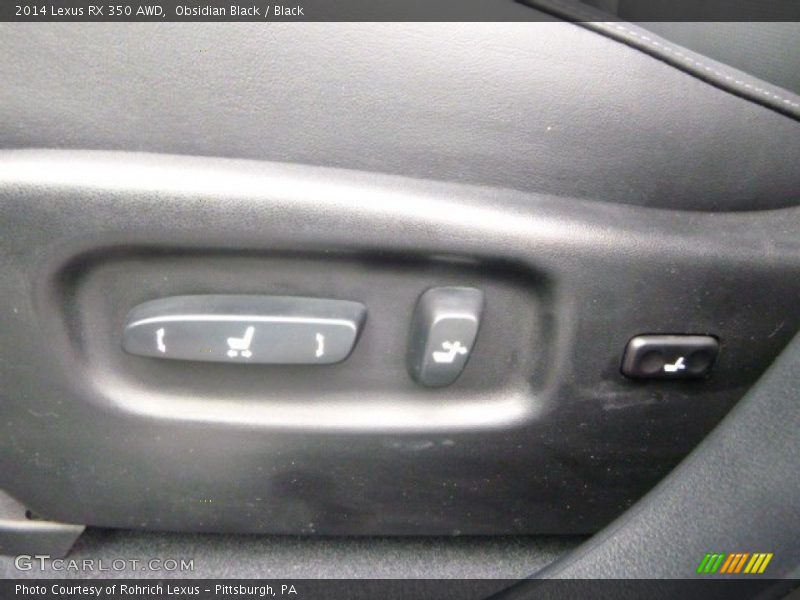 Obsidian Black / Black 2014 Lexus RX 350 AWD