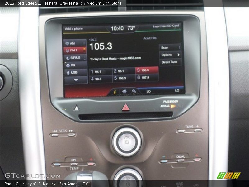 Mineral Gray Metallic / Medium Light Stone 2013 Ford Edge SEL