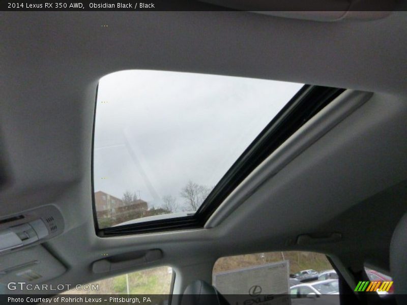 Obsidian Black / Black 2014 Lexus RX 350 AWD