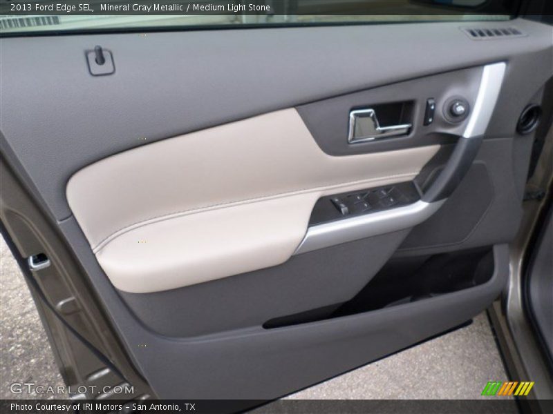 Mineral Gray Metallic / Medium Light Stone 2013 Ford Edge SEL