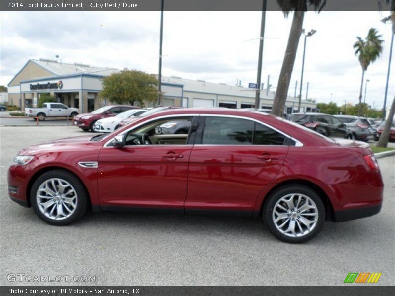 Ruby Red / Dune 2014 Ford Taurus Limited
