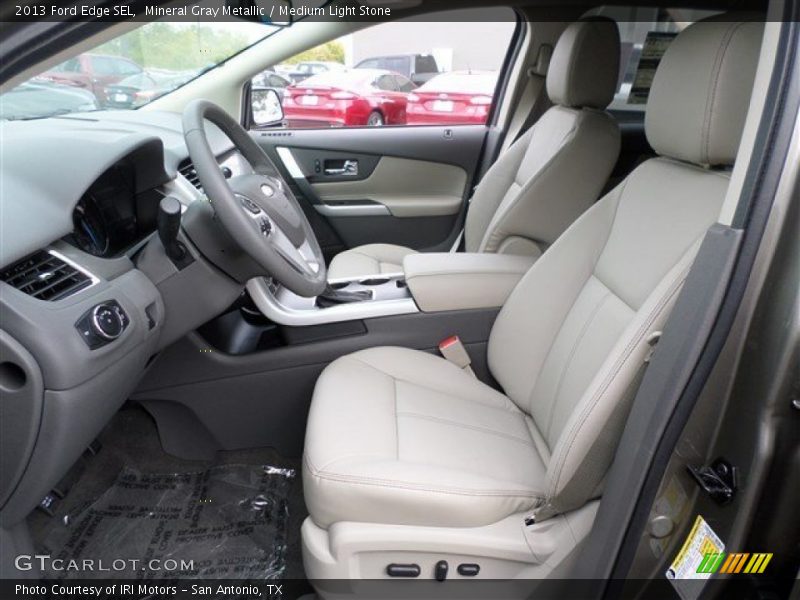 Mineral Gray Metallic / Medium Light Stone 2013 Ford Edge SEL