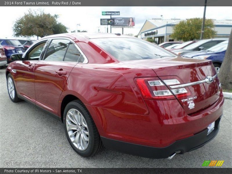 Ruby Red / Dune 2014 Ford Taurus Limited