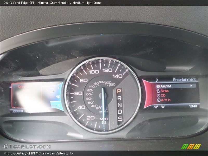 Mineral Gray Metallic / Medium Light Stone 2013 Ford Edge SEL