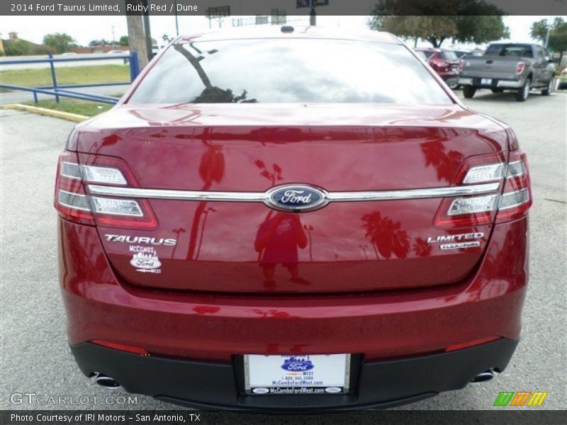 Ruby Red / Dune 2014 Ford Taurus Limited