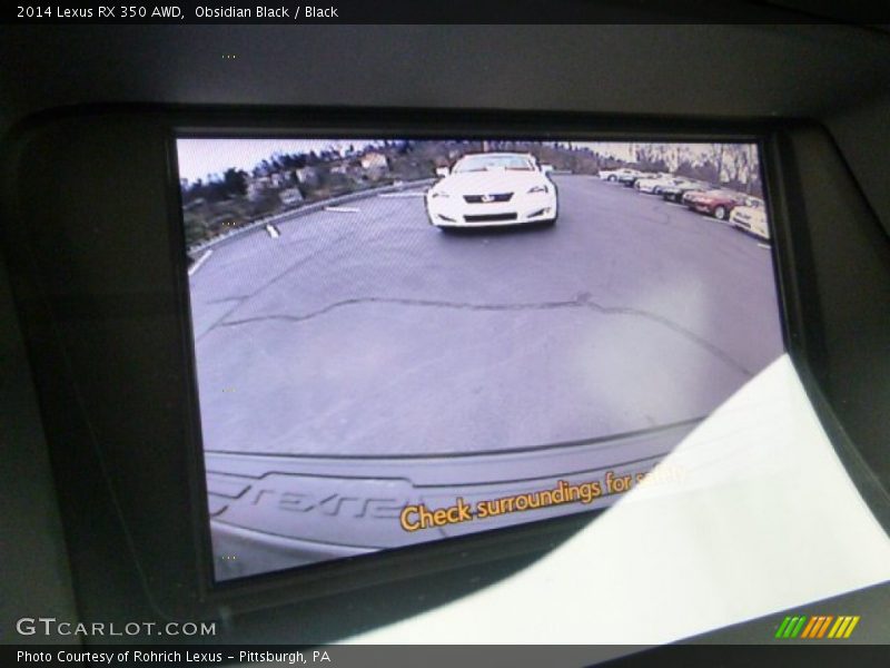 Obsidian Black / Black 2014 Lexus RX 350 AWD