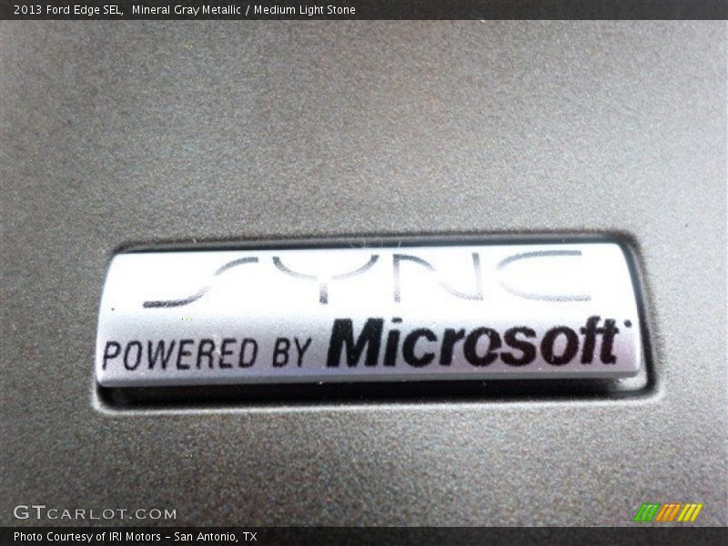 Mineral Gray Metallic / Medium Light Stone 2013 Ford Edge SEL