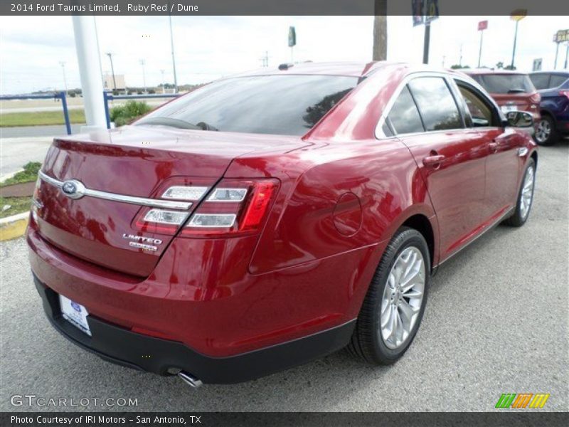 Ruby Red / Dune 2014 Ford Taurus Limited