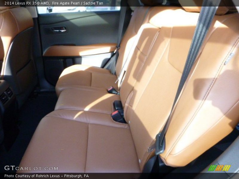 Fire Agate Pearl / Saddle Tan 2014 Lexus RX 350 AWD