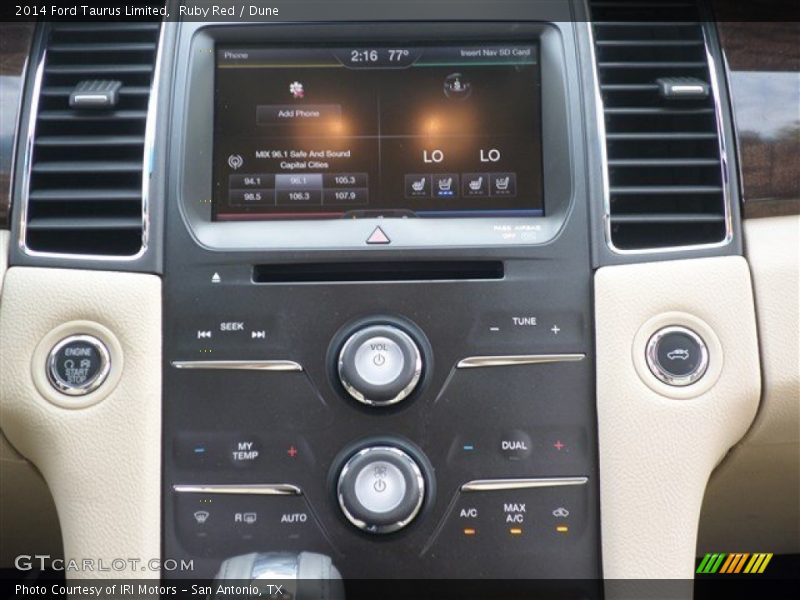Ruby Red / Dune 2014 Ford Taurus Limited