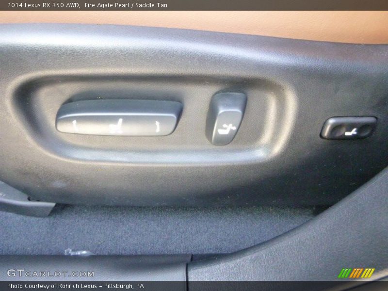 Fire Agate Pearl / Saddle Tan 2014 Lexus RX 350 AWD