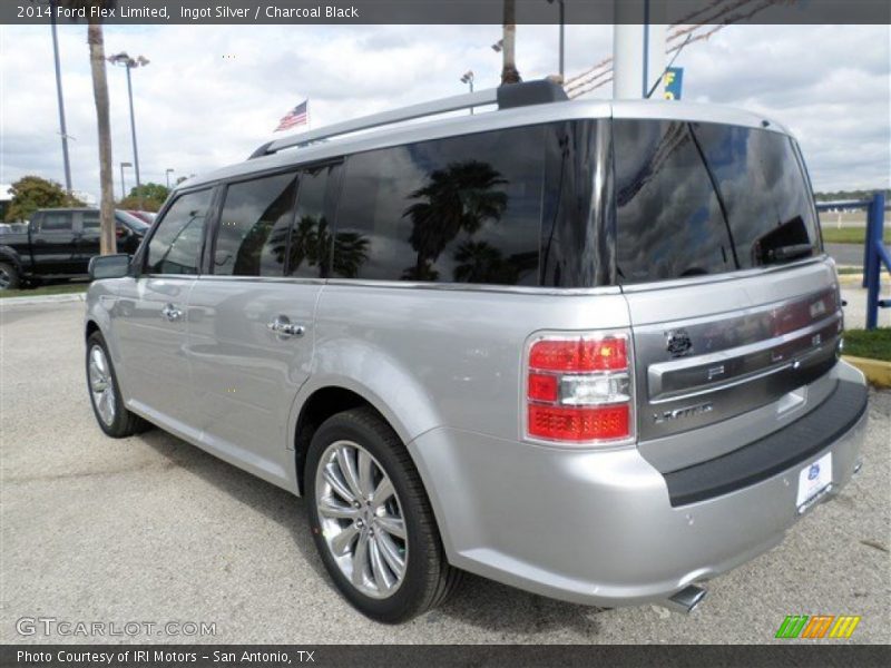 Ingot Silver / Charcoal Black 2014 Ford Flex Limited