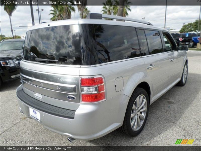 Ingot Silver / Charcoal Black 2014 Ford Flex Limited