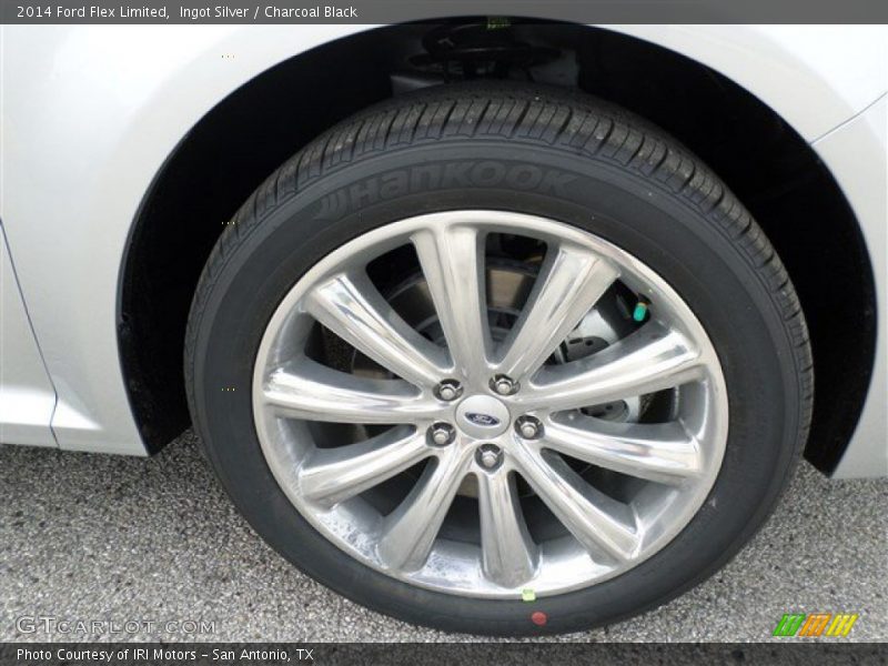 Ingot Silver / Charcoal Black 2014 Ford Flex Limited