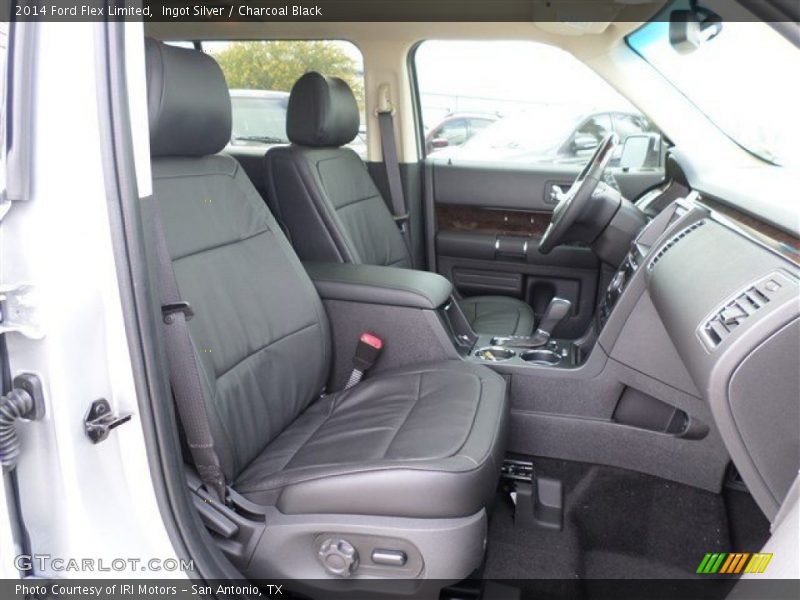 Ingot Silver / Charcoal Black 2014 Ford Flex Limited