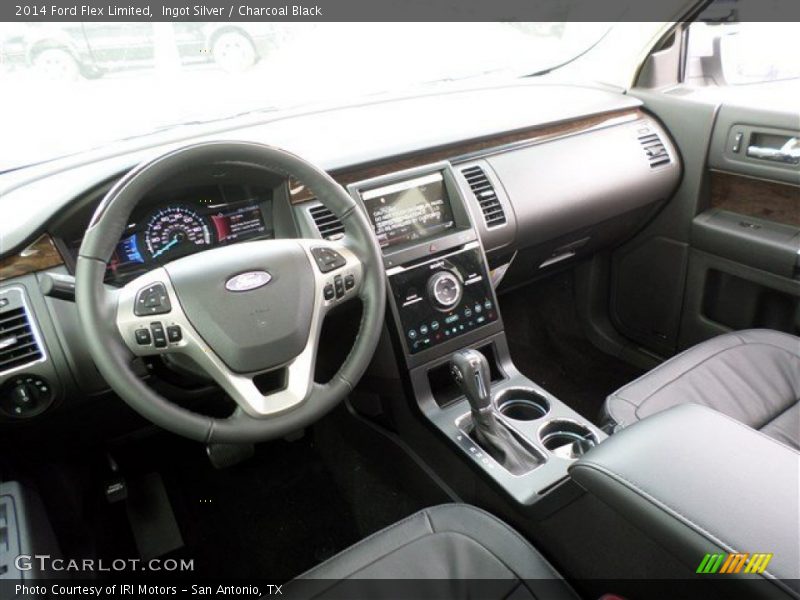Ingot Silver / Charcoal Black 2014 Ford Flex Limited