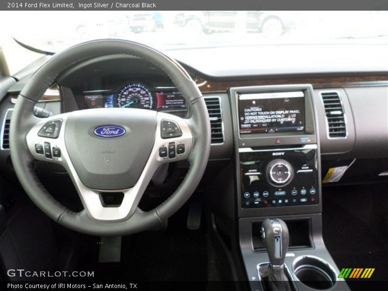 Ingot Silver / Charcoal Black 2014 Ford Flex Limited