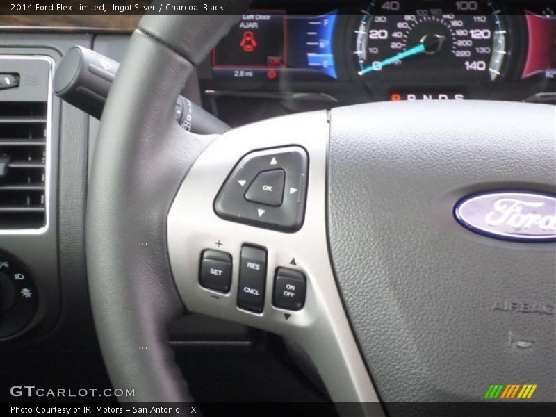 Ingot Silver / Charcoal Black 2014 Ford Flex Limited