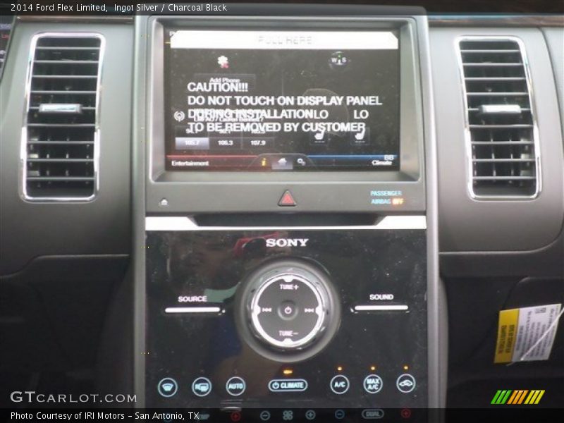 Ingot Silver / Charcoal Black 2014 Ford Flex Limited