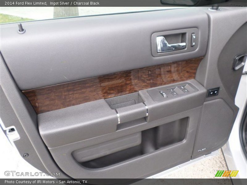 Ingot Silver / Charcoal Black 2014 Ford Flex Limited