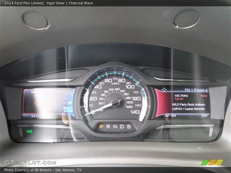 Ingot Silver / Charcoal Black 2014 Ford Flex Limited