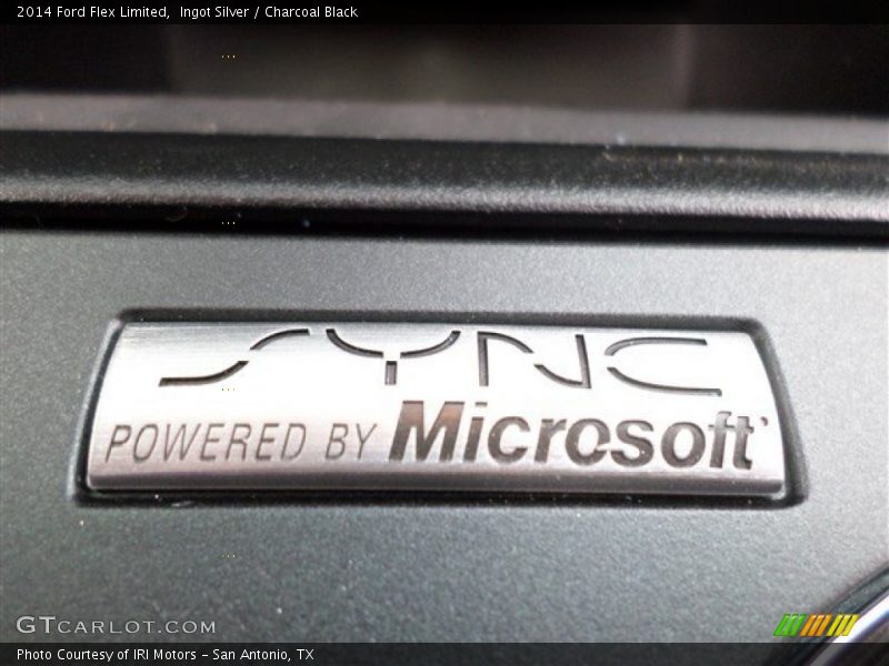 Ingot Silver / Charcoal Black 2014 Ford Flex Limited