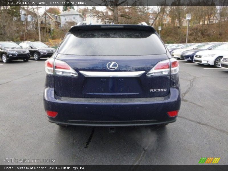 Deep Sea Mica / Black 2014 Lexus RX 350 AWD