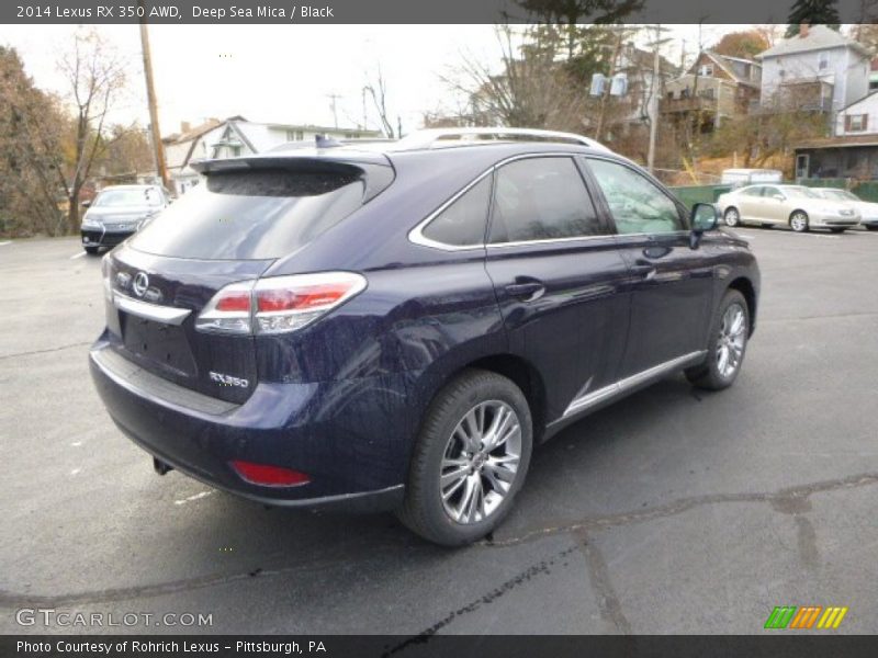 Deep Sea Mica / Black 2014 Lexus RX 350 AWD