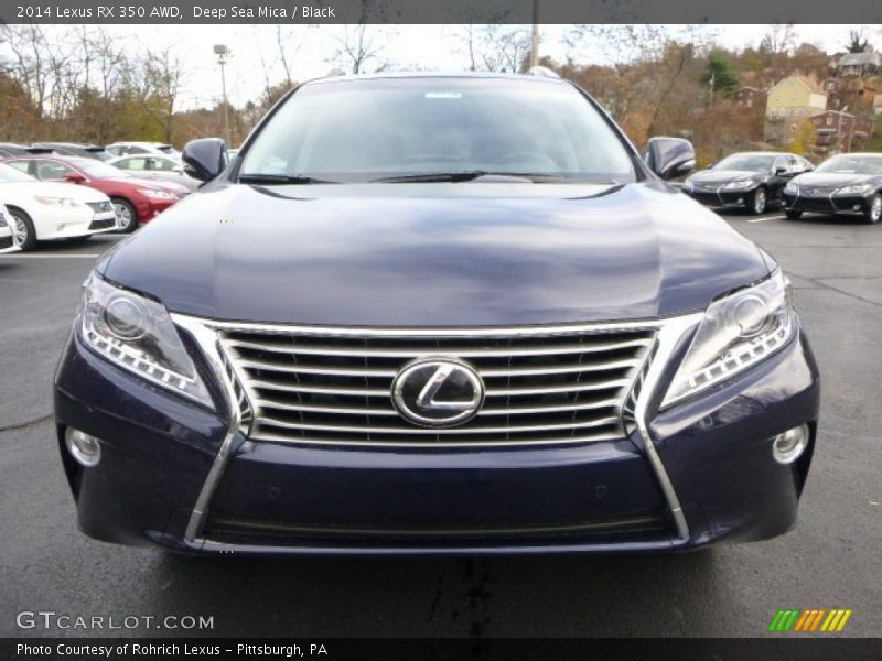 Deep Sea Mica / Black 2014 Lexus RX 350 AWD