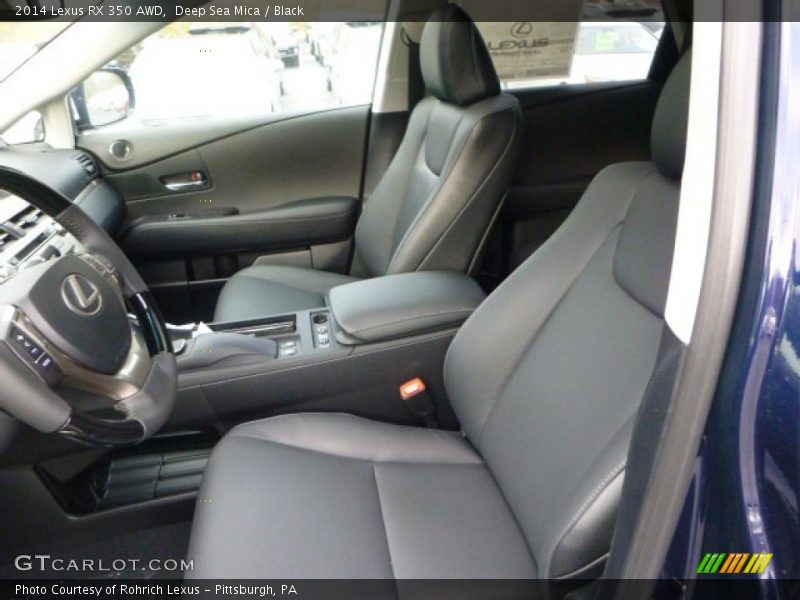 Deep Sea Mica / Black 2014 Lexus RX 350 AWD