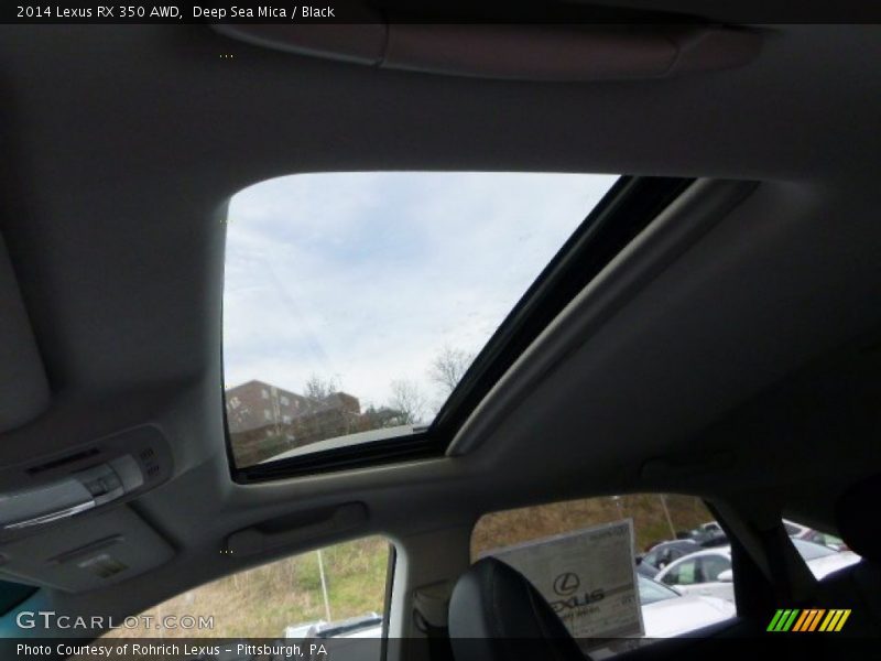 Deep Sea Mica / Black 2014 Lexus RX 350 AWD