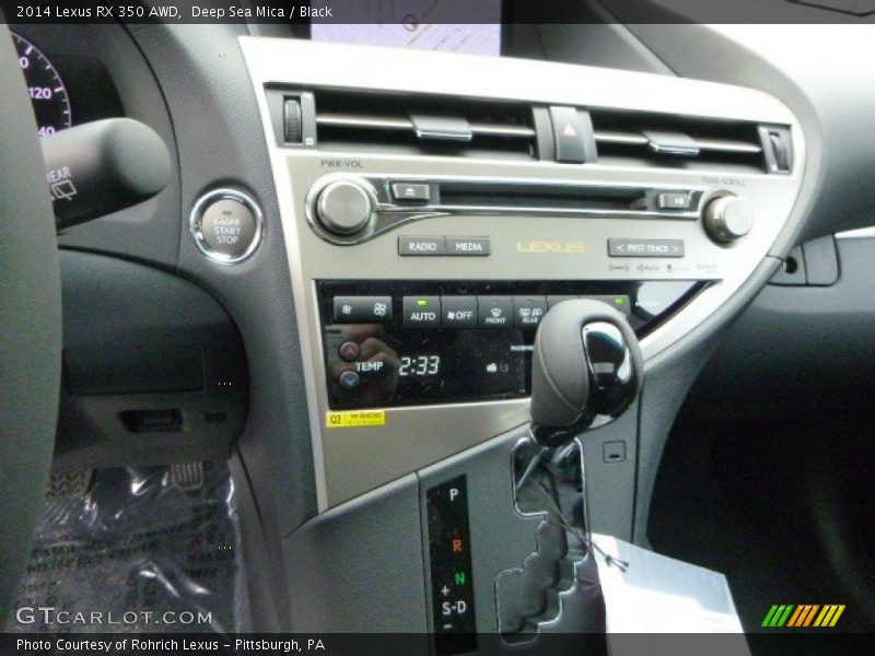 Deep Sea Mica / Black 2014 Lexus RX 350 AWD